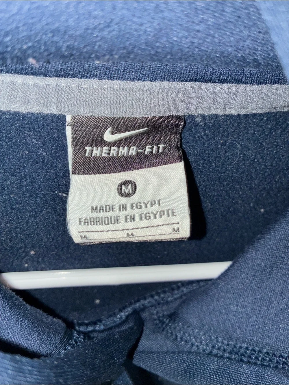 Nike Dark Blue Pullover Hoodie with Kangaroo Pocket